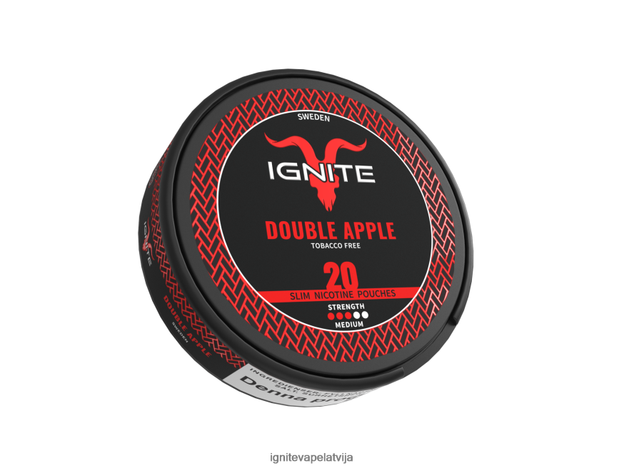 Ignite Puff Bar | IGNITE nikotīna maisiņi dubultais ābols V22L80166