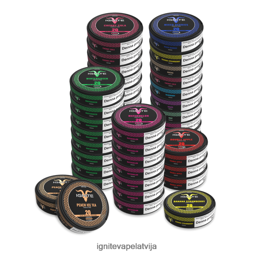 Ignite Puff Price | IGNITE nikotīna maisiņi 10 pac vīnogas V22L80185