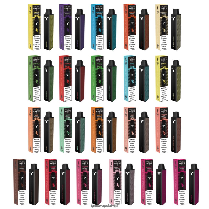 Best Ignite Flavor | IGNITE V15 vape pildspalva ķiršu ledus V22L80109