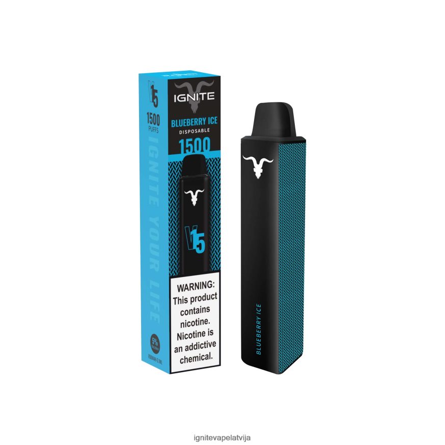 Best Ignite Vape Flavor | IGNITE V15 vape pildspalva melleņu ledus V22L80108