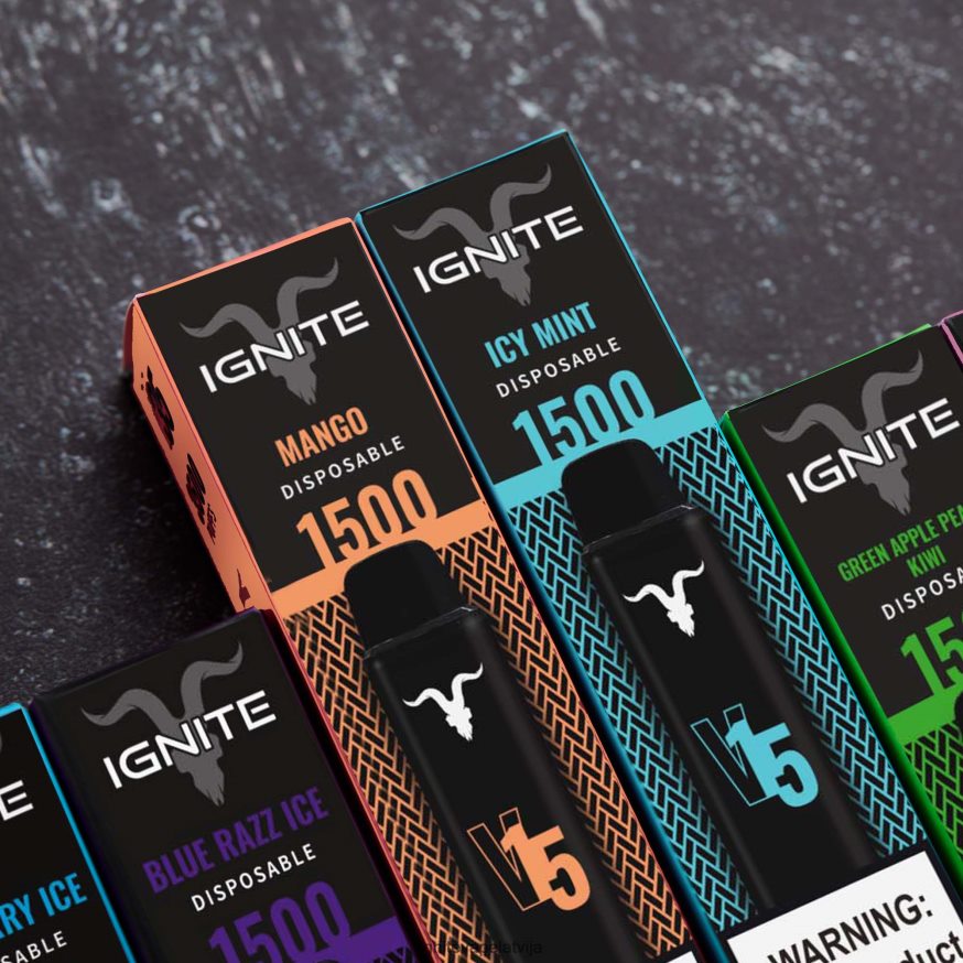 Ignite E Cigarette | IGNITE V15 vape pildspalva 10 pac augļu šļakatas V22L80100