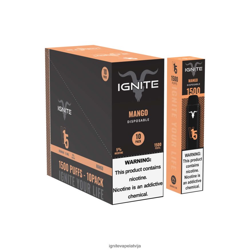 Ignite E Cigarette | IGNITE V15 vape pildspalva 10 pac augļu šļakatas V22L80100