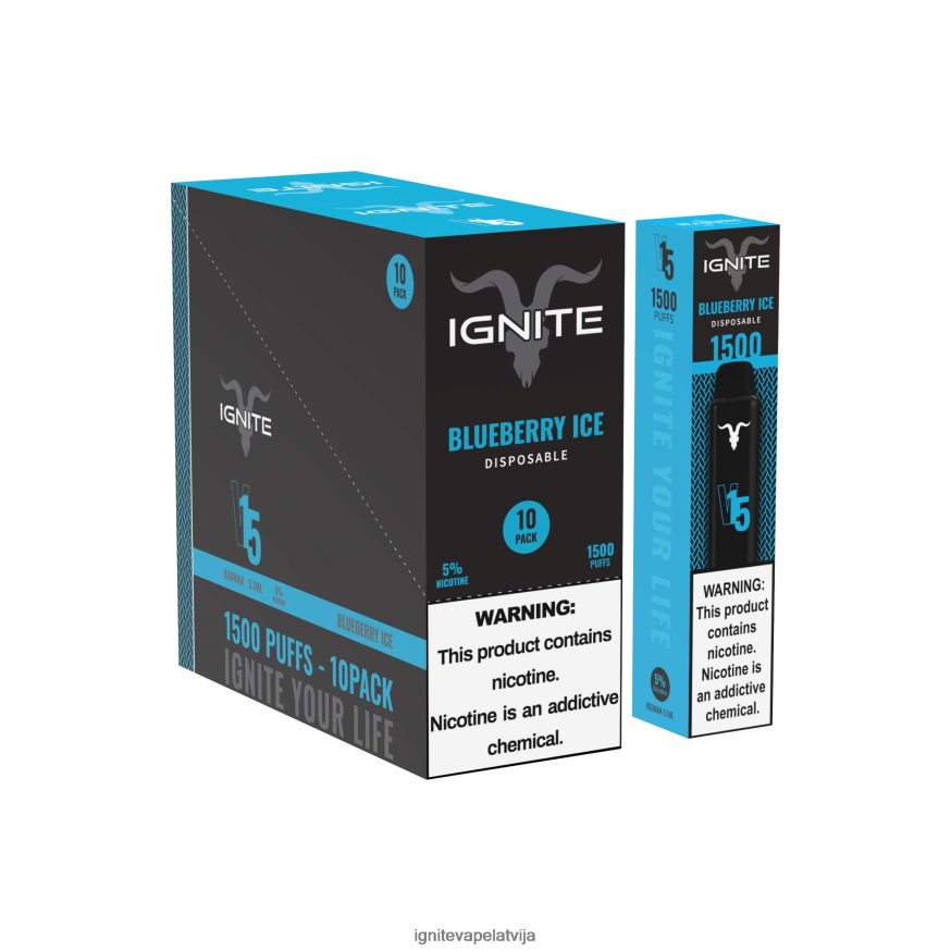 Ignite E Cigarette | IGNITE V15 vape pildspalva 10 pac augļu šļakatas V22L80100