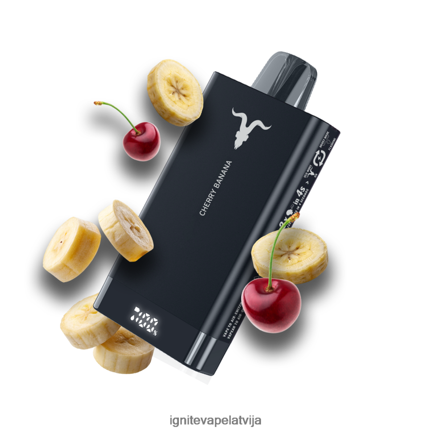 Best Ignite Vape Flavor | IGNITE V150 vape pildspalva ķiršu banāns V22L8068