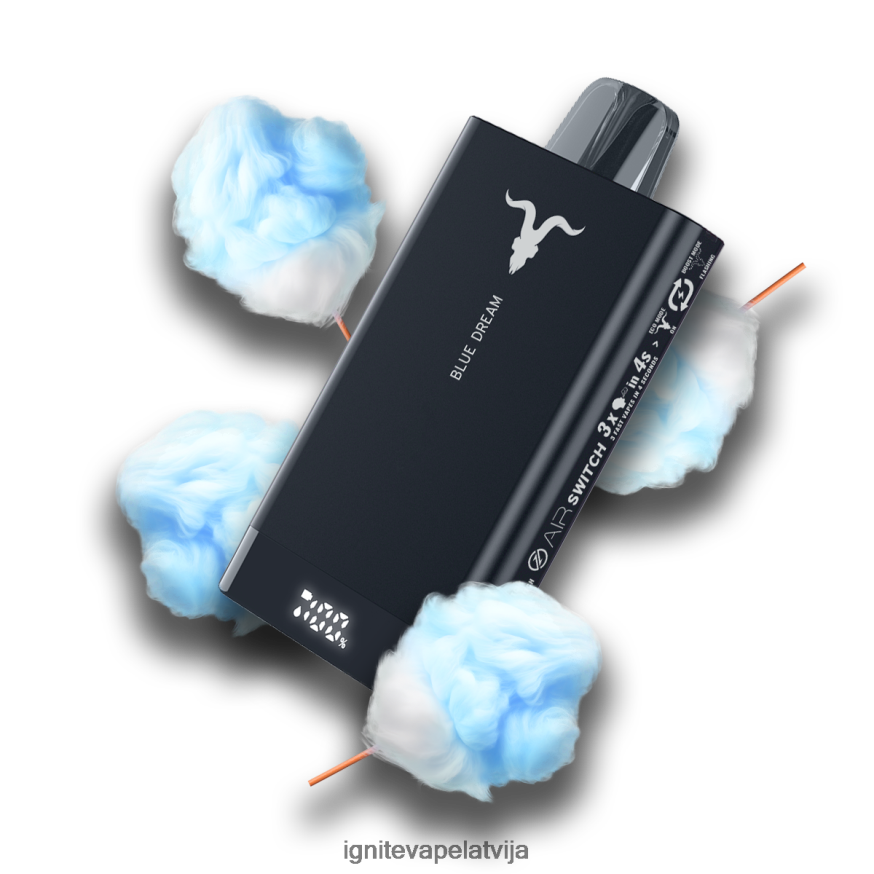 Ignite Puff Bar | IGNITE V150 vape pildspalva zils sapnis V22L8066