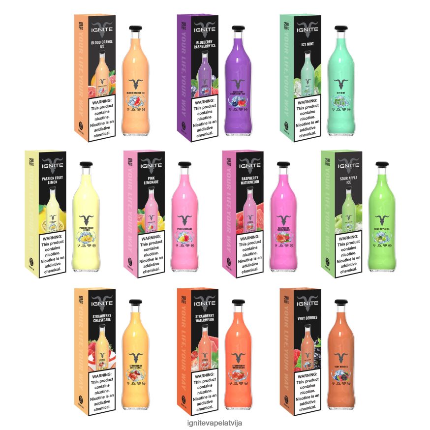 Ignite Vape Flavours | IGNITE V25 vape pildspalva ledaina piparmētra V22L8014