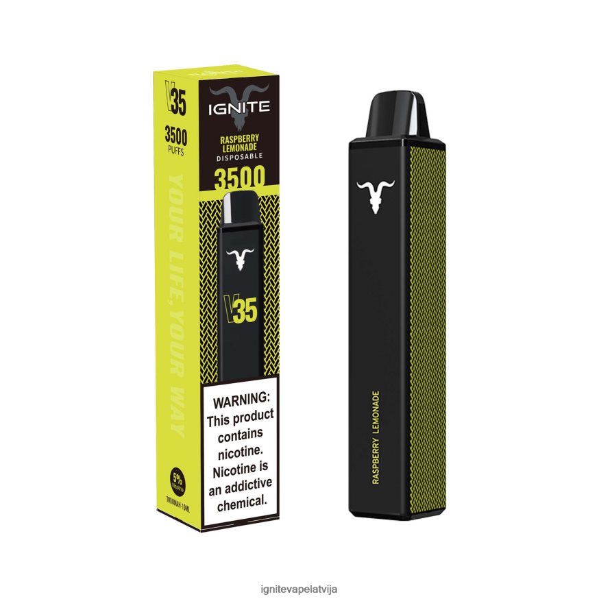 Ignite Puff Bar | IGNITE V35 vape pildspalva aveņu limonāde V22L80136