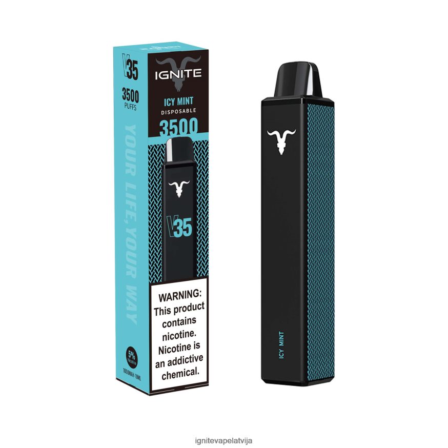 Ignite Vape Flavours | IGNITE V35 vape pildspalva ledaina piparmētra V22L80134