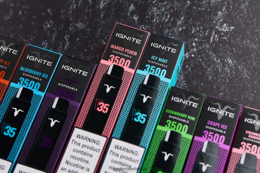 Ignite Vape Price | IGNITE V35 vape pildspalva 10 pac ledaina piparmētra V22L80123