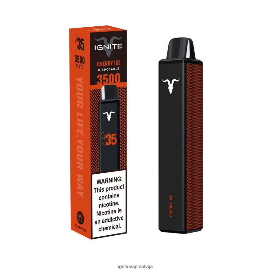 Ignite Vape Riga | IGNITE V35 vape pildspalva ķiršu ledus V22L80132