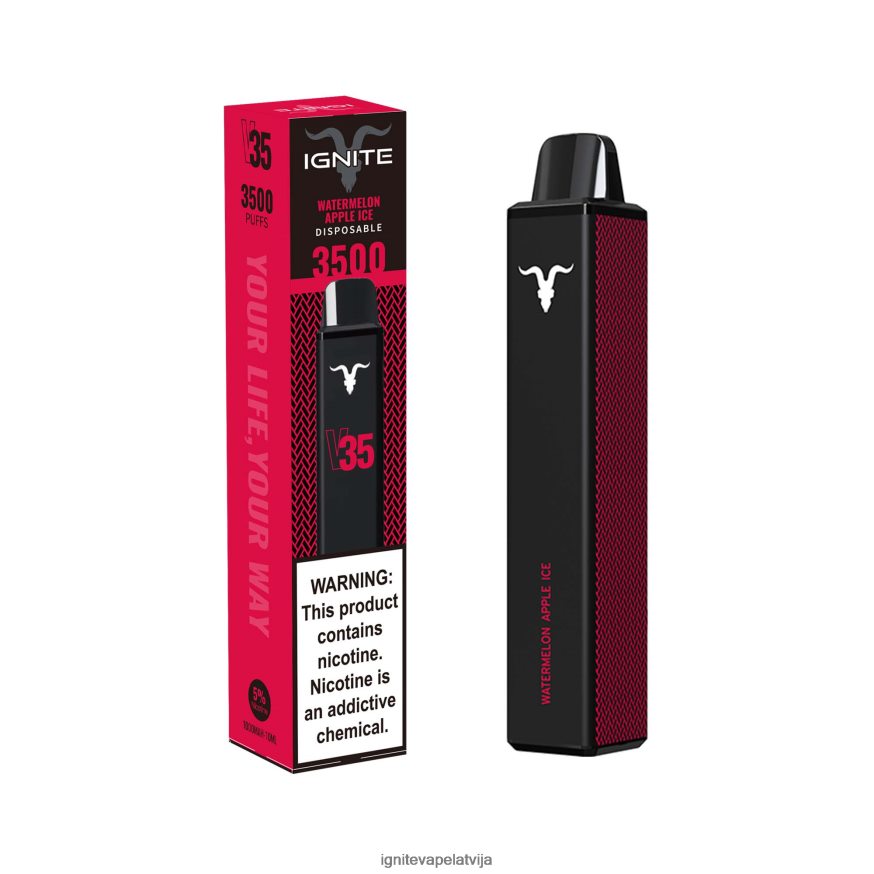 Ignite Vape Riga | IGNITE V35 vape pildspalva ķiršu ledus V22L80132