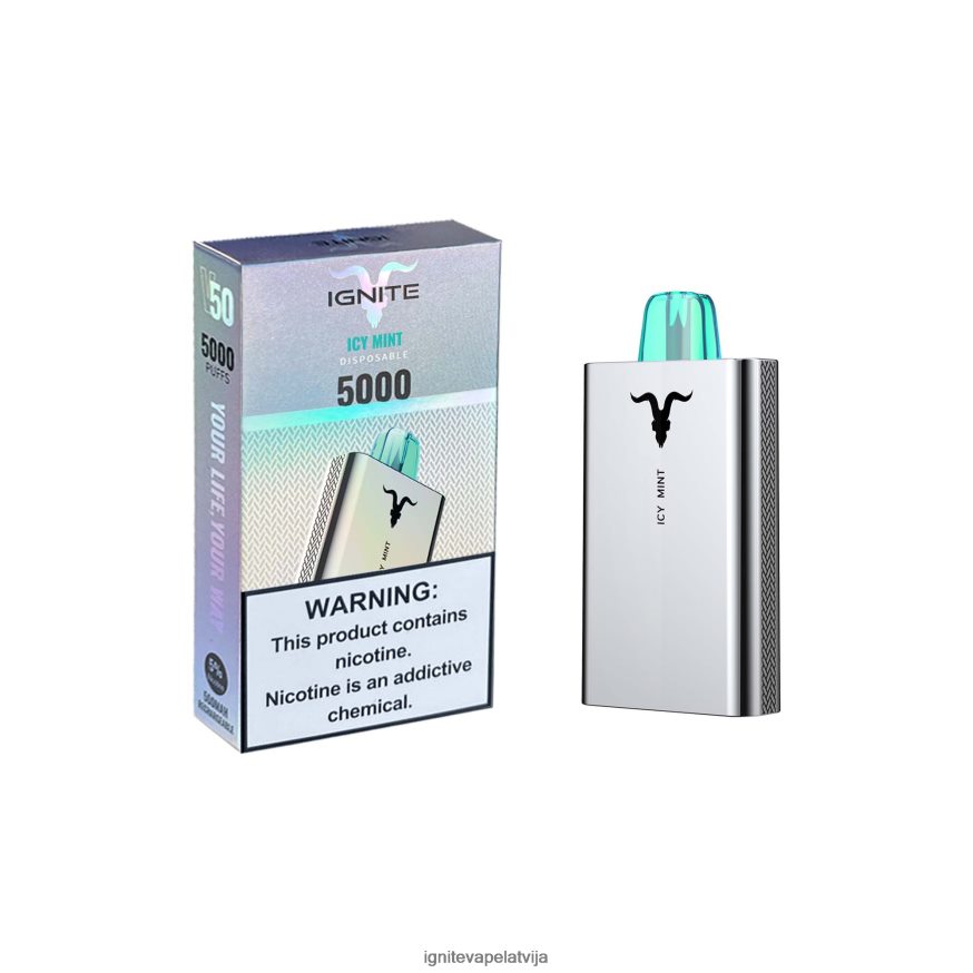 Best Ignite Vape Flavor | IGNITE V50 vape pildspalva ledaina piparmētra V22L80158