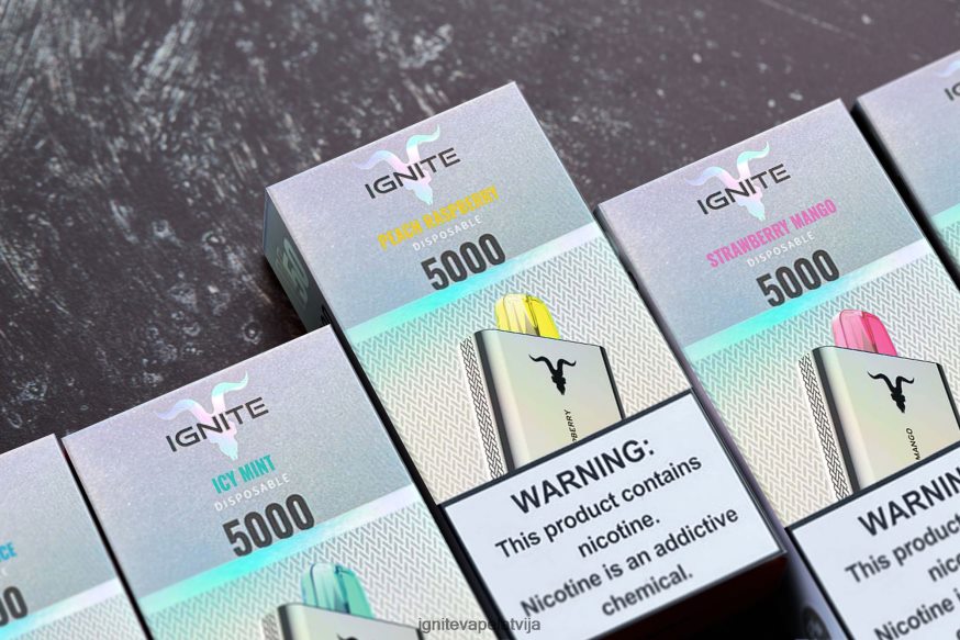 Ignite Puff Bar | IGNITE V50 vape pildspalva 10 pac ledaina piparmētra V22L80146